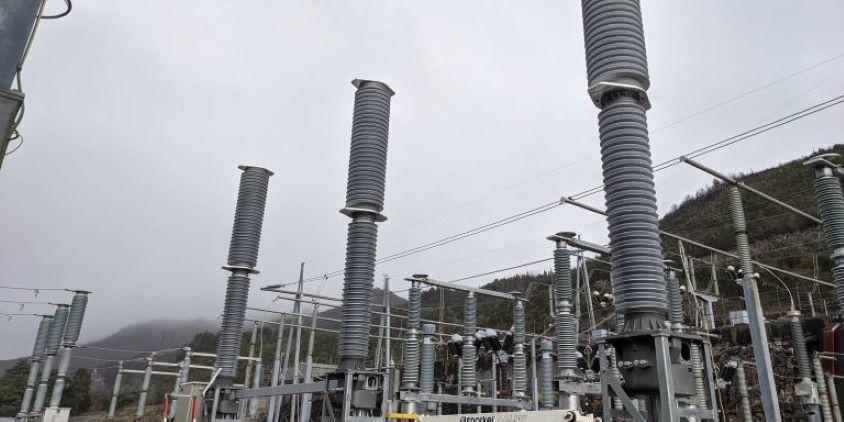 A view of the Gordon switchyard