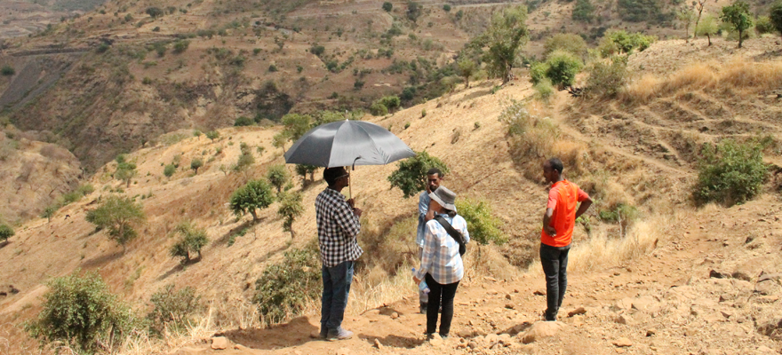 Checking locations for new clean water sites