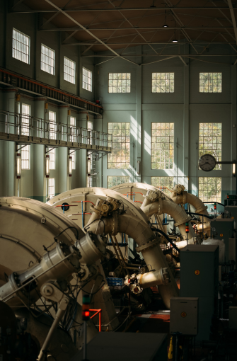 Inside Tarraleah Power Station