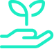 hand holding leaf icon