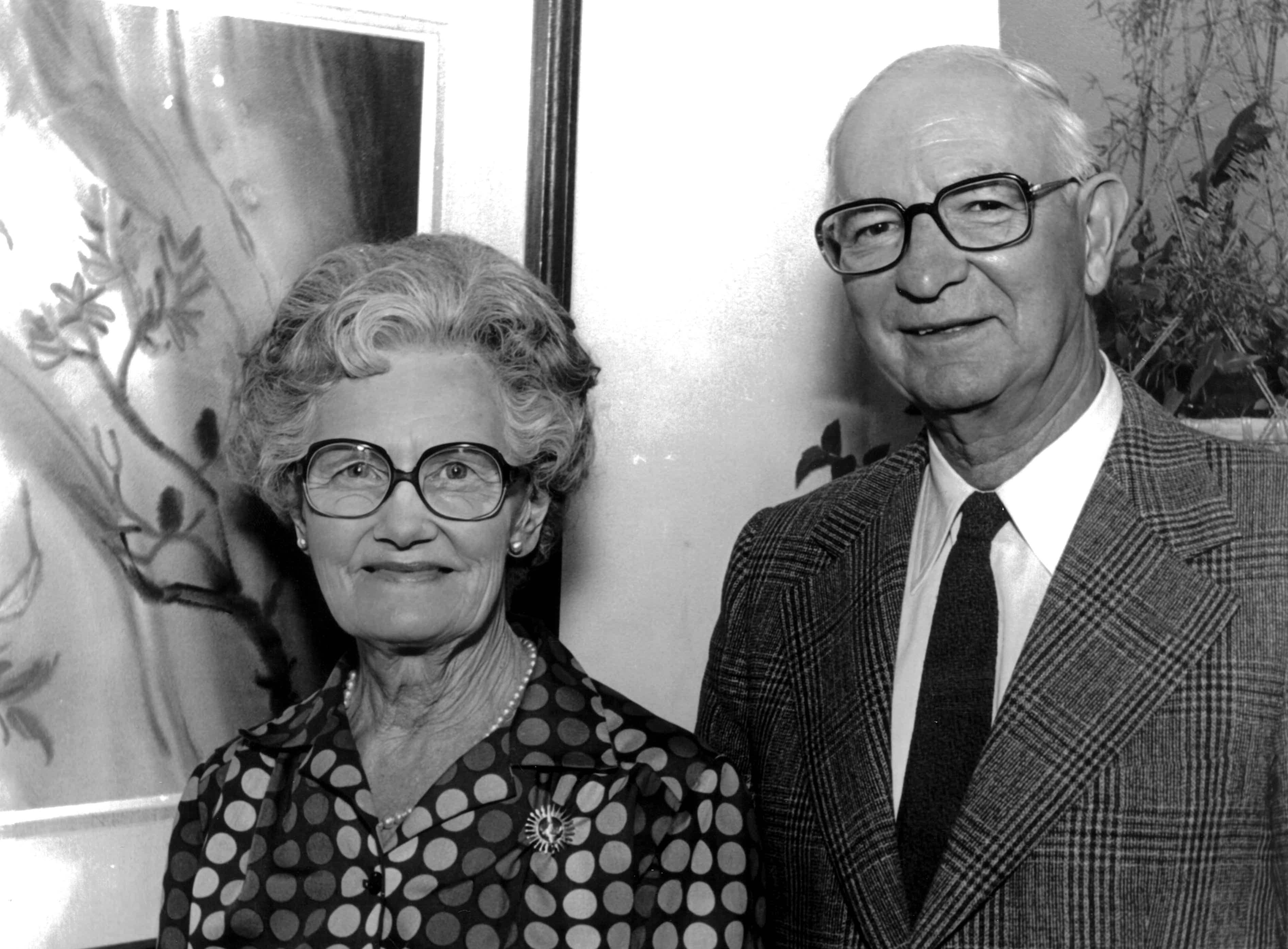 Sir Allan Knight and his wife Margaret