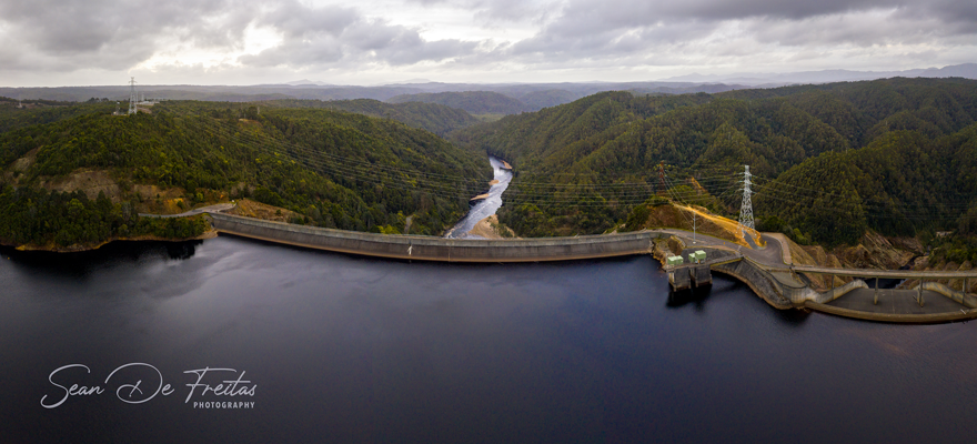 Pan photo of Reece Dam