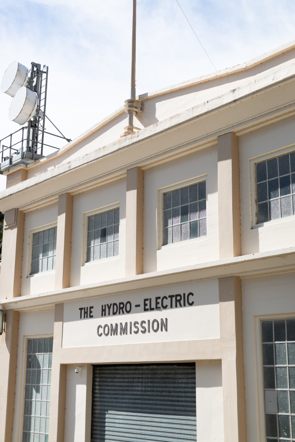 Front of the Tarraleah power station