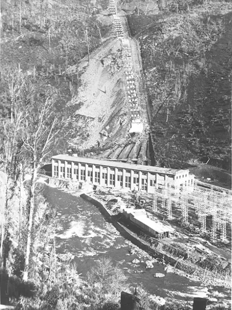 Tarraleah power Station Construction