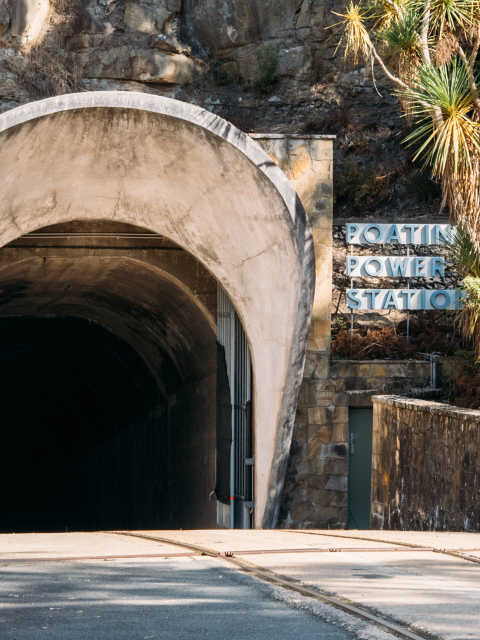 Image showing entrance down into Poatina Power Station
