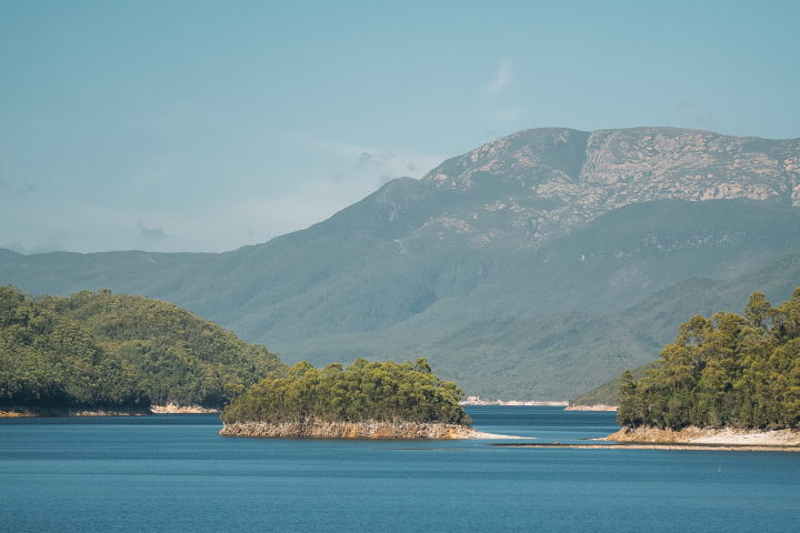 Lake Burbury with Mountains