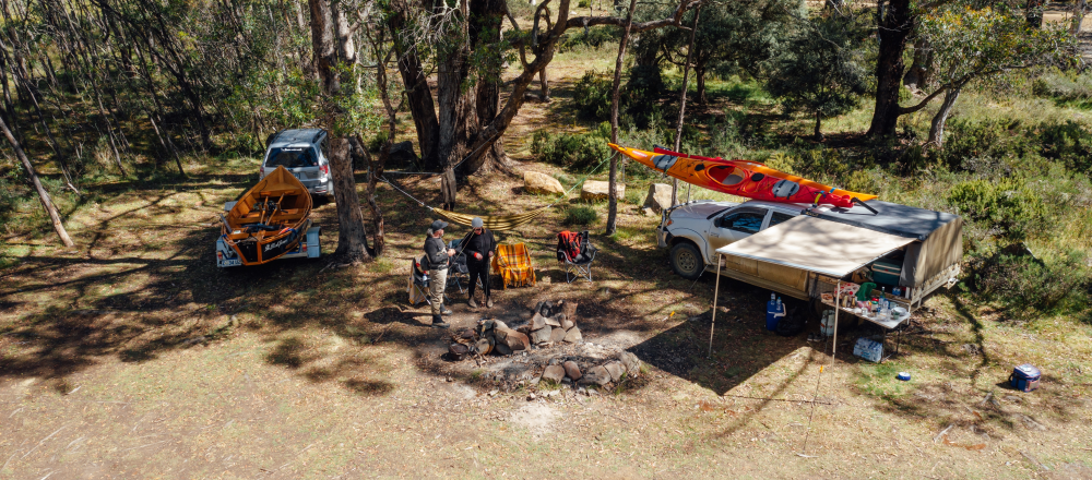 Camping at Penstock Lagoon