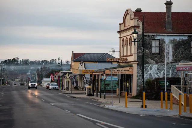Main road in Sheffield 
