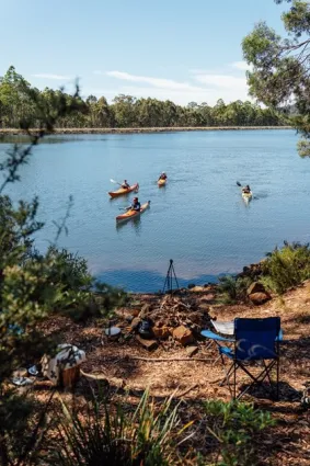 Camping at Lake Binney