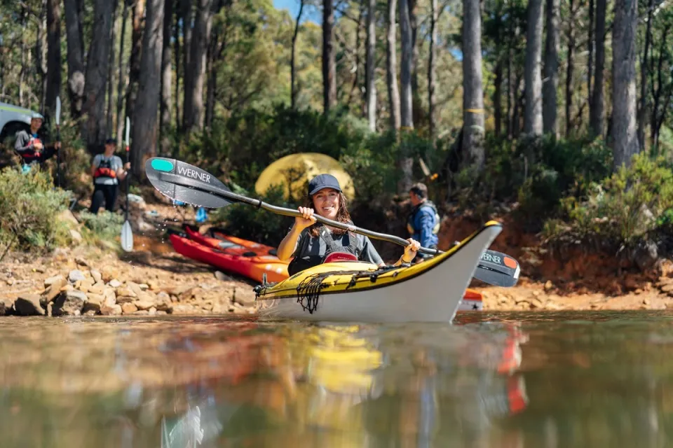 Kayaking at Lake Binney