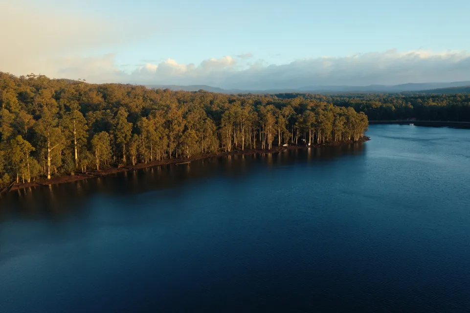 Sunrise at Lake Binney