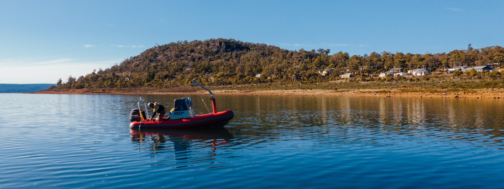Water testing at Great Lake
